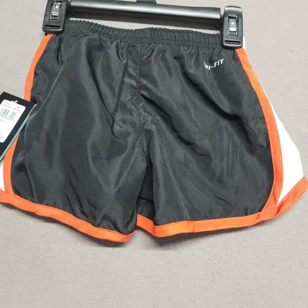 Nike Oregon State Beavers Youth Shorts Black Orange Size 4-6X 100% Polyester Fit